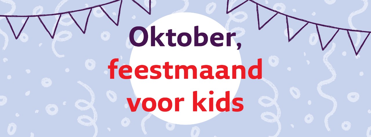 Oktober, feestmaand voor kids